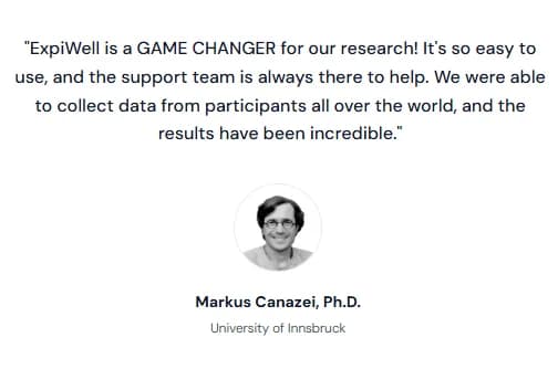 ExpiWell Researcher review